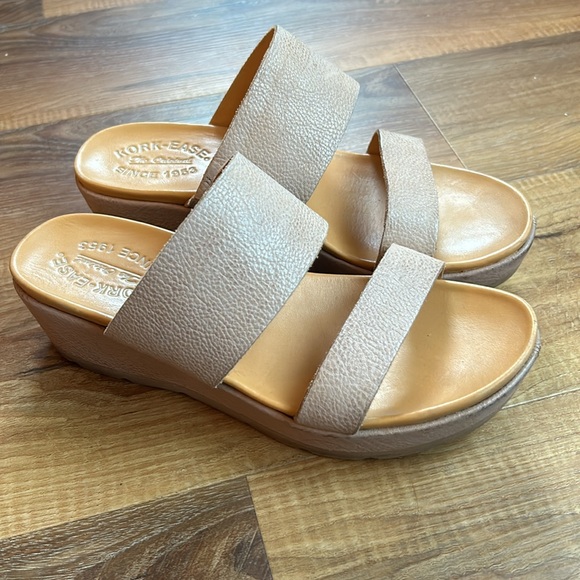 Kork-Ease Kane women’s platform leather sandal size 7 - Picture 3 of 7